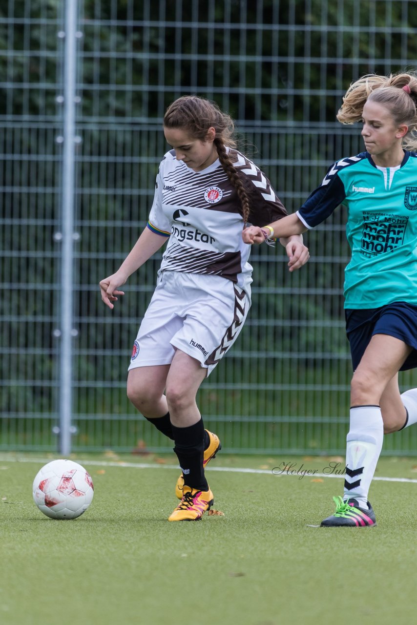 Bild 79 - B-Juniorinnen Wedel - St. Pauli : Ergebnis: 1:2